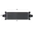MAHLE Chladič vzduchu intercooler MAO CI 681 000S, CI 681 000S