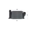 MAHLE Chladič vzduchu intercooler MAO CI 684 000S, CI 684 000S