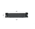 MAHLE Chladi vzduchu intercooler MAO CI 686 000S, CI 686 000S