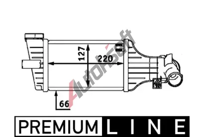 MAHLE Chladi vzduchu intercooler MAO CI 71 000P, CI 71 000P