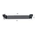 MAHLE Chladi vzduchu intercooler MAO CI 727 000P, CI 727 000P