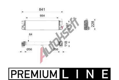 MAHLE Chladič vzduchu intercooler MAO CI 742 000P, CI 742 000P MAHLE Chladič vzduchu intercooler MAO CI 742 000P, CI 742 000P