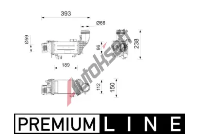 MAHLE Chladič vzduchu intercooler MAO CI 752 000P, CI 752 000P MAHLE Chladič vzduchu intercooler MAO CI 752 000P, CI 752 000P