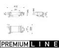 Chladi� vzduchu intercooler&nbsp;MAHLE&nbsp;&dash;&nbsp;MAO CI 753 000P