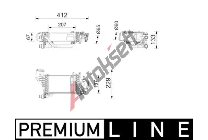 MAHLE Chladič vzduchu intercooler MAO CI 753 000P, CI 753 000P MAHLE Chladič vzduchu intercooler MAO CI 753 000P, CI 753 000P