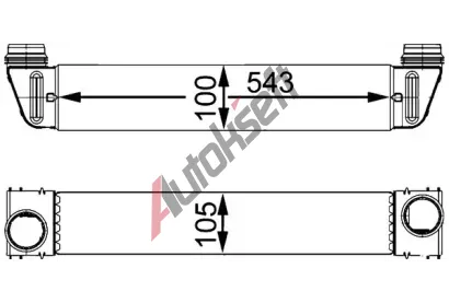 MAHLE Chladič vzduchu intercooler MAO CI 79 000S, CI 79 000S MAHLE Chladič vzduchu intercooler MAO CI 79 000S, CI 79 000S