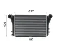 MAHLE Chladi vzduchu intercooler MAO CI 83 000P, CI 83 000P