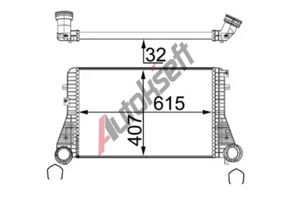 MAHLE Chladi vzduchu intercooler MAO CI 83 000S, CI 83 000S