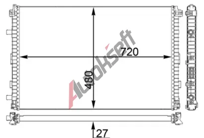 MAHLE Chladič nízké teploty, chladič plnicího vzduchu MAO CIR 24 000P, CIR 24 000P MAHLE Chladič nízké teploty, chladič plnicího vzduchu MAO CIR 24 000P, CIR 24 000P