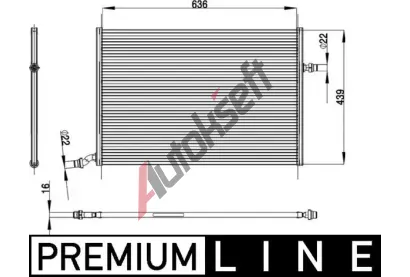 MAHLE Chladi nzk teploty, chladi plnicho vzduchu MAO CIR 26 000P, CIR 26 000P