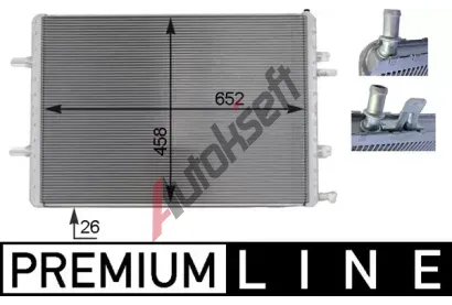 MAHLE Chladič nízké teploty, chladič plnicího vzduchu MAO CIR 3 000P, CIR 3 000P  MAHLE Chladič nízké teploty, chladič plnicího vzduchu MAO CIR 3 000P, CIR 3 000P
