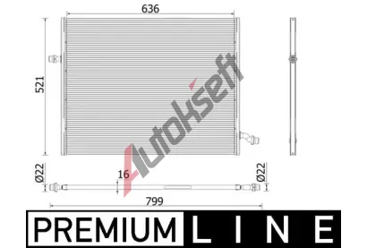 MAHLE Chladi nzk teploty, chladi plnicho vzduchu MAO CIR 36 000P, CIR 36 000P