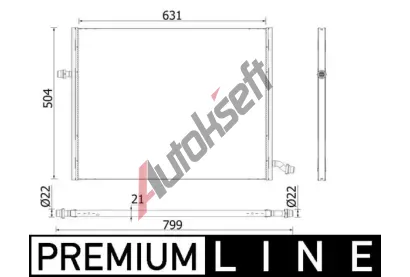 MAHLE Chladi nzk teploty, chladi plnicho vzduchu MAO CIR 37 000P, CIR 37 000P