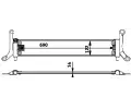 MAHLE Chladi nzk teploty, chladi plnicho vzduchu MAO CIR 6 000P, CIR 6 000P