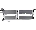 MAHLE Chladi nzk teploty, chladi plnicho vzduchu MAO CIR 9 000P, CIR 9 000P