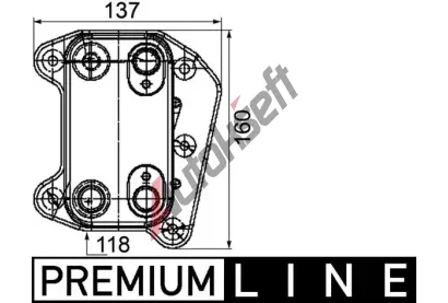 MAHLE Chladi oleje MAO CLC 105 000P, CLC 105 000P