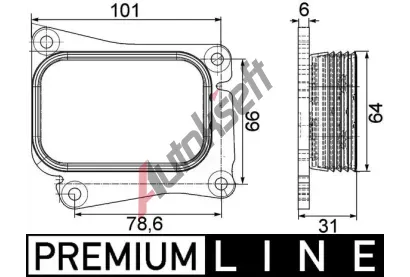 MAHLE Chladi oleje MAO CLC 111 000P, CLC 111 000P