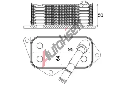 MAHLE Chladi oleje MAO CLC 12 001S, CLC 12 001S