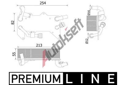 MAHLE Chladi oleje automatick pevodovky MAO CLC 139 000P, CLC 139 000P