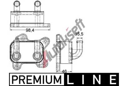 MAHLE Chladič oleje MAO CLC 168 000P, CLC 168 000P MAHLE Chladič oleje MAO CLC 168 000P, CLC 168 000P