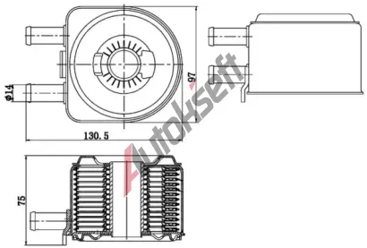 MAHLE Chladi oleje MAO CLC 176 000S, CLC 176 000S