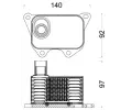 Chladi oleje MAHLE ‐ MAO CLC 185 000S