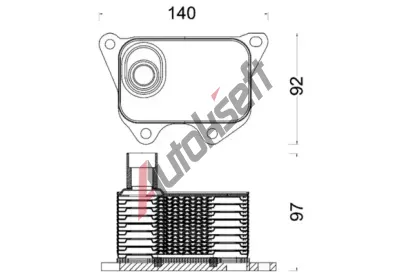 MAHLE Chladi oleje MAO CLC 185 000S, CLC 185 000S
