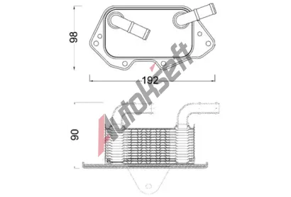 MAHLE Chladi oleje MAO CLC 186 000S, CLC 186 000S