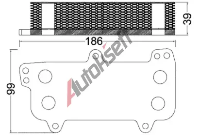 MAHLE Chladi oleje MAO CLC 187 000S, CLC 187 000S