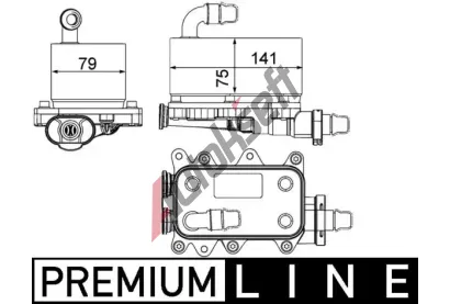 MAHLE Chladič oleje automatické převodovky MAO CLC 19 000P, CLC 19 000P MAHLE Chladič oleje automatické převodovky MAO CLC 19 000P, CLC 19 000P