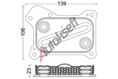 MAHLE Chladi oleje MAO CLC 190 000S, CLC 190 000S