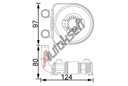 MAHLE Chladi oleje MAO CLC 193 000S, CLC 193 000S