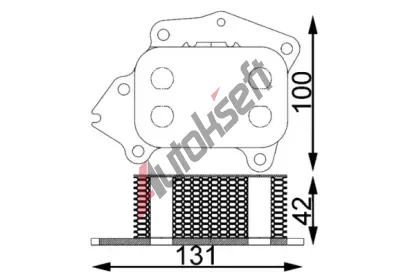 MAHLE Chladi oleje MAO CLC 194 000S, CLC 194 000S