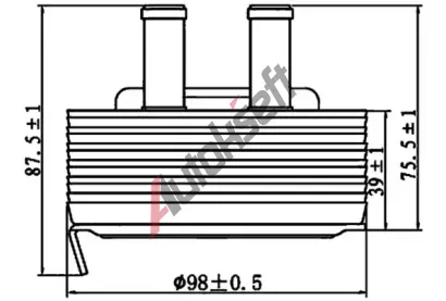 MAHLE Chladi oleje MAO CLC 197 000S, CLC 197 000S