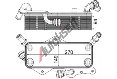 MAHLE Chladi oleje automatick pevodovky MAO CLC 218 000P, CLC 218 000P