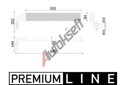 MAHLE Chladič oleje automatické převodovky MAO CLC 223 000P, CLC 223 000P MAHLE Chladič oleje automatické převodovky MAO CLC 223 000P, CLC 223 000P