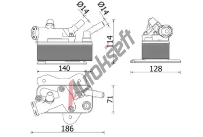 MAHLE Chladi oleje automatick pevodovky MAO CLC 225 000P, CLC 225 000P