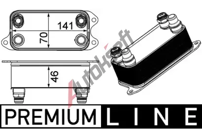 MAHLE Chladi oleje automatick pevodovky MAO CLC 227 000P, CLC 227 000P