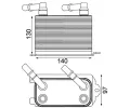 MAHLE Chladi� oleje automatick� p�evodovky MAO CLC 228 000P, CLC 228 000P