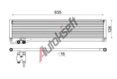 MAHLE Chladič oleje automatické převodovky MAO CLC 232 000P, CLC 232 000P  MAHLE Chladič oleje automatické převodovky MAO CLC 232 000P, CLC 232 000P