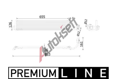 MAHLE Chladi oleje automatick pevodovky MAO CLC 234 000P, CLC 234 000P