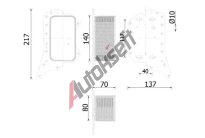 MAHLE Chladi oleje MAO CLC 275 000S, CLC 275 000S