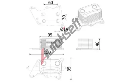MAHLE Chladi oleje MAO CLC 278 000S, CLC 278 000S