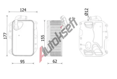 MAHLE Chladi oleje MAO CLC 279 000S, CLC 279 000S