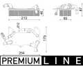 Chladi oleje automatick pevodovky MAHLE ‐ MAO CLC 287 000P