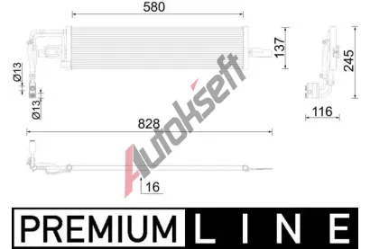 MAHLE Chladič oleje automatické převodovky MAO CLC 290 000P, CLC 290 000P MAHLE Chladič oleje automatické převodovky MAO CLC 290 000P, CLC 290 000P
