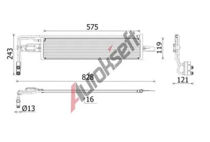 MAHLE Chladi� oleje automatick� p�evodovky MAO CLC 319 000P, CLC 319 000P