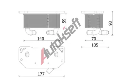 MAHLE Chladi oleje MAO CLC 322 000P, CLC 322 000P