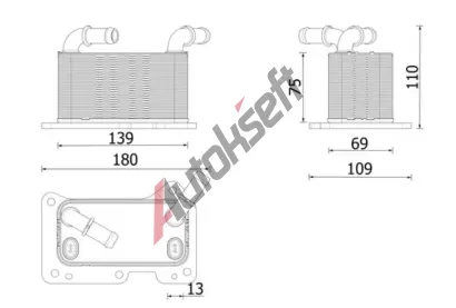 MAHLE Chladi oleje MAO CLC 323 000P, CLC 323 000P
