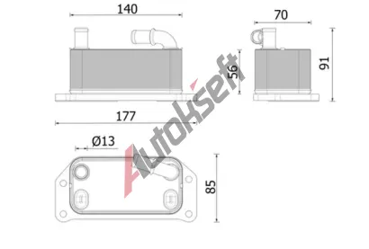MAHLE Chladi oleje MAO CLC 349 000P, CLC 349 000P